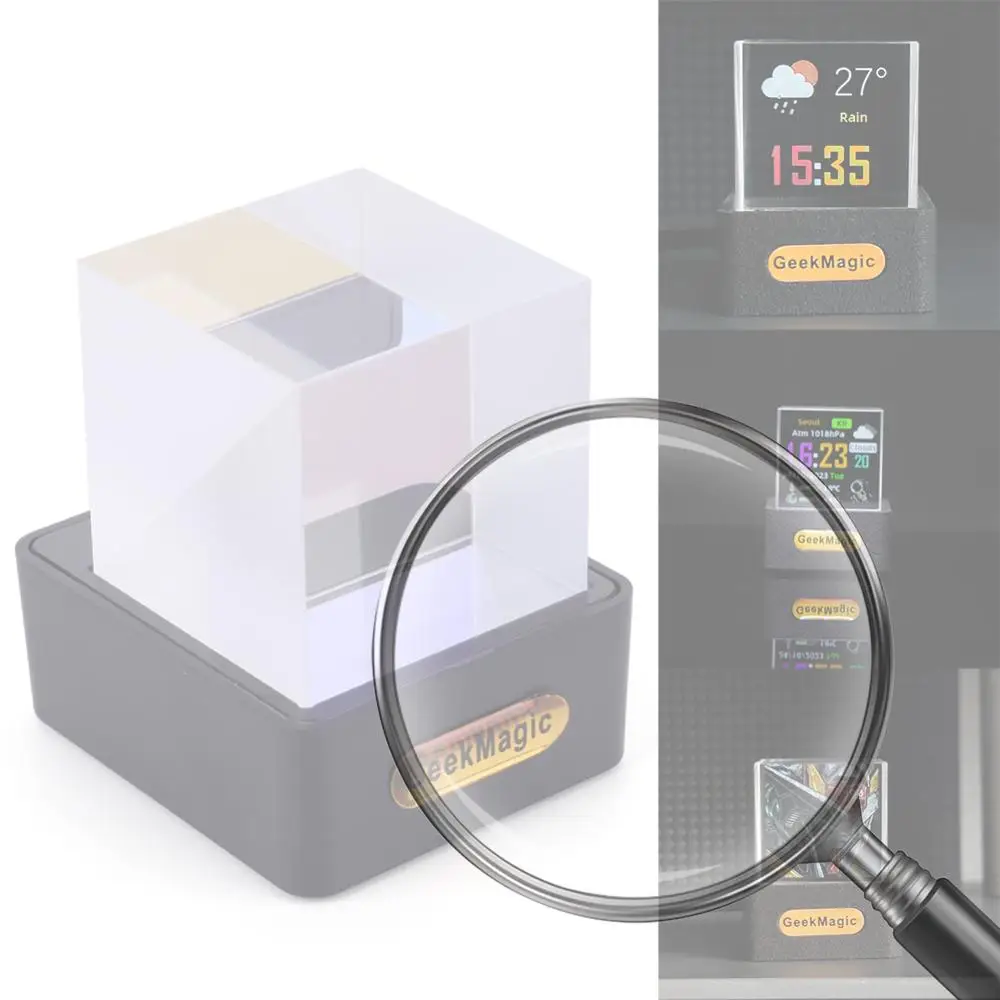 Хрустальный куб, голографическая настольная умная метеостанция, настольные цифровые часы Wi-Fi с ПОДАРОК, анимация, альбом, украшение для рабочего стола
Хрустальный куб, голографическая настольная умная метеостанция, настольные цифровые часы Wi-Fi с ПОДАРОК, анимация, альбом, украшение для рабочего стола