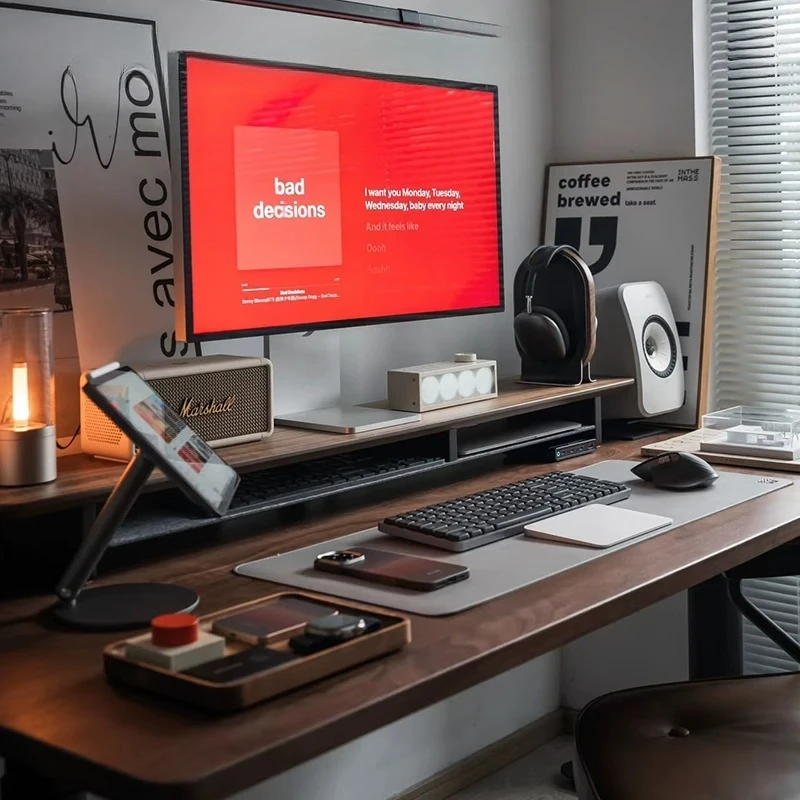 80/100/120cm Monitor Stand Black Walnut Computer Screen Base Ergonomic Desktop Laptop Shelf Premium Home Office Desk Organizer
80/100/120cm Monitor Stand Black Walnut Computer Screen Base Ergonomic Desktop Laptop Shelf Premium Home Office Desk Organizer