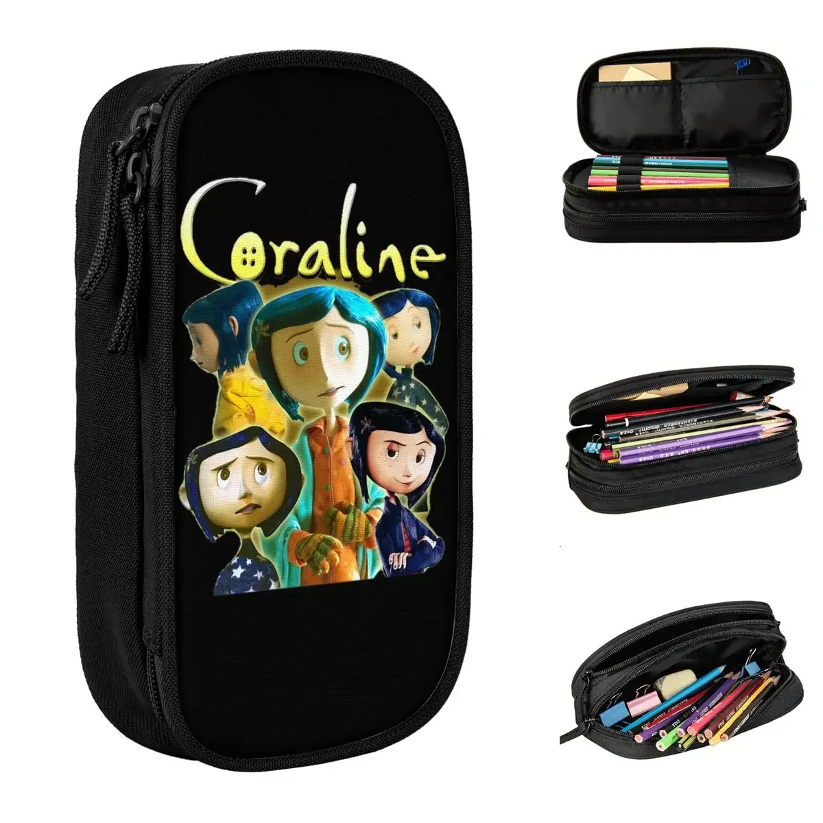 Coralines Pencil Cases Pen Bag Girls Boys Large Storage Students School Gifts Pencilcases
Coralines Pencil Cases Pen Bag Girls Boys Large Storage Students School Gifts Pencilcases