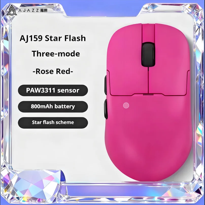AJAZZ AJ159 NL Gaming Mouse Tri-mode Lightweight Ergonomics PAW3311 800mAh Silky Touch Gaming Laptop Accessories Multi-Color
AJAZZ AJ159 NL Gaming Mouse Tri-mode Lightweight Ergonomics PAW3311 800mAh Silky Touch Gaming Laptop Accessories Multi-Color