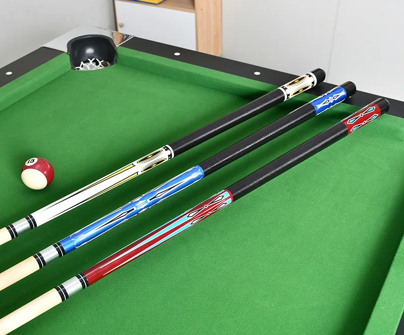 American big head billiard cue 1/2 two-section billiard cue Chinese nine-ball solid wood 57-inch billiard cue
American big head billiard cue 1/2 two-section billiard cue Chinese nine-ball solid wood 57-inch billiard cue