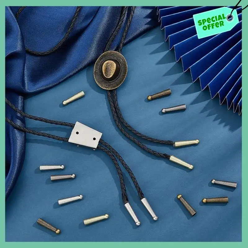 Sturdy 4Colors Bolo Tie Tips Bolo Tie Findings Replacement End Caps For DIY Findings Clothes
Sturdy 4Colors Bolo Tie Tips Bolo Tie Findings Replacement End Caps For DIY Findings Clothes