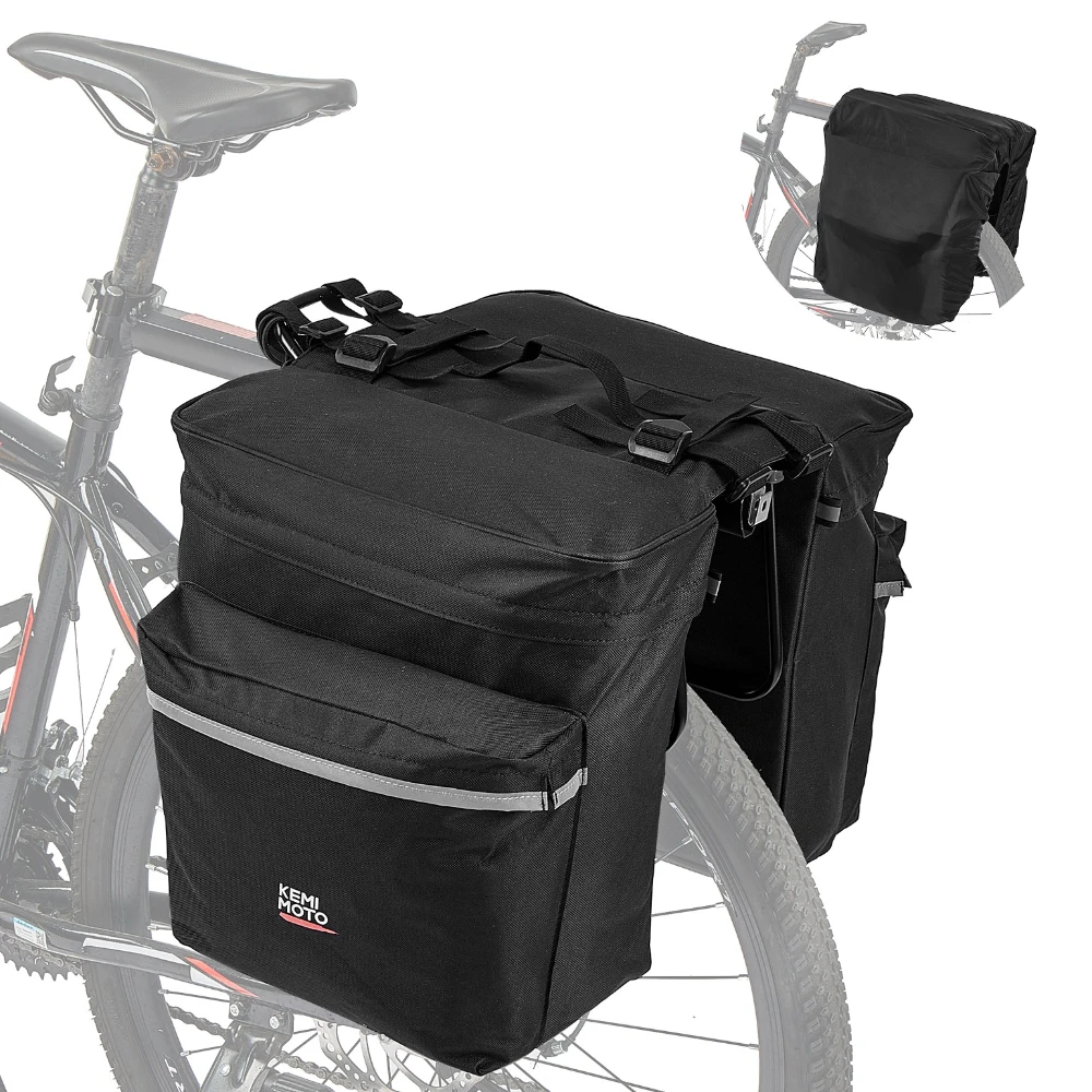 Bicycle Rear Rack Bag 34L Panniers Ebike Saddle Bag Trunk Universal Fit for Mountain Bike Cycling Travel Shopping Cargo Carrier
Bicycle Rear Rack Bag 34L Panniers Ebike Saddle Bag Trunk Universal Fit for Mountain Bike Cycling Travel Shopping Cargo Carrier