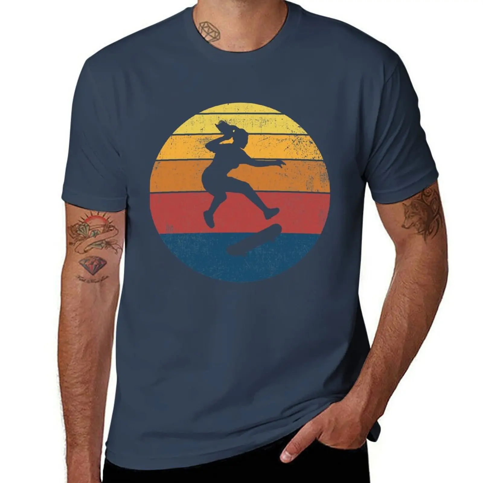 Girl Retro Skating Skater Vintage T-Shirt Vintage Print Crew Neck Tee
Girl Retro Skating Skater Vintage T-Shirt Vintage Print Crew Neck Tee