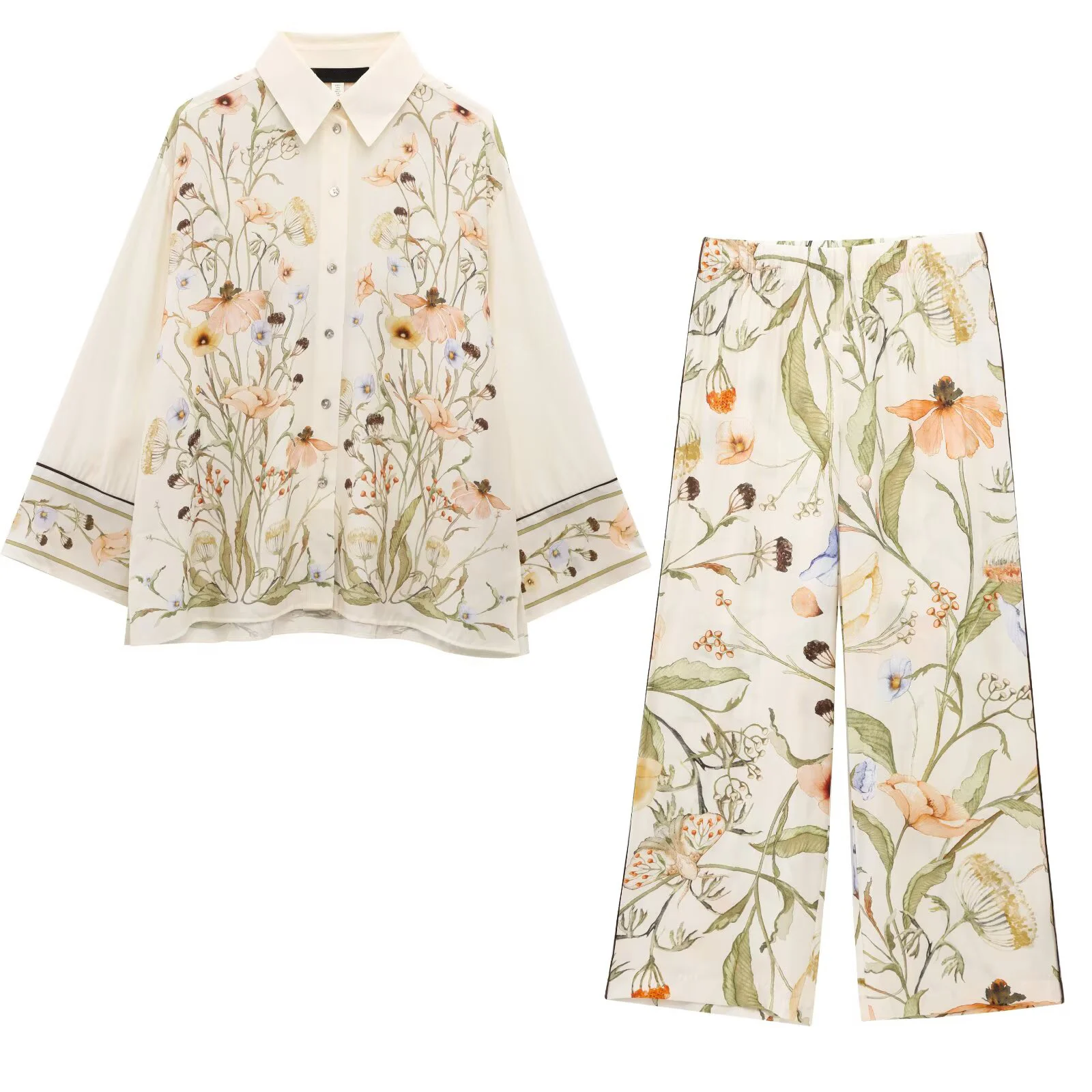 Flowers Print Shirt For Women 2025 New Summer Casual Loose Single Breasted Long Sleeve Shirts Lady Fashion Holiday Beach Blouse
Flowers Print Shirt For Women 2025 New Summer Casual Loose Single Breasted Long Sleeve Shirts Lady Fashion Holiday Beach Blouse