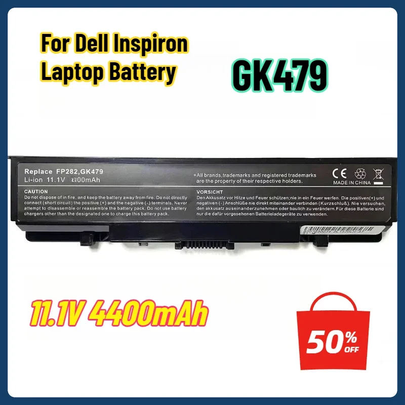 FP282 GK479 11.1V 4400mAh Laptop Battery for Dell Inspiron 1720 1520 1521 1720 1721 Vostro 1500 1700 Series Notebook
FP282 GK479 11.1V 4400mAh Laptop Battery for Dell Inspiron 1720 1520 1521 1720 1721 Vostro 1500 1700 Series Notebook