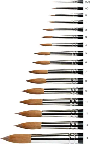 Winsor & Newton Series 7 Kolinsky Sable Brush, Round SH