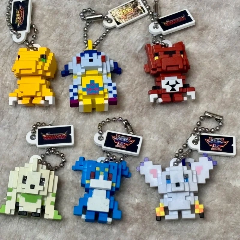 Bandai Digimon Gashapon Pixel Figure Keychain Dot Pixel Style Pendant Agumon Gabumon Guilmon Terriermon Collectible Anime Fans
Bandai Digimon Gashapon Pixel Figure Keychain Dot Pixel Style Pendant Agumon Gabumon Guilmon Terriermon Collectible Anime Fans