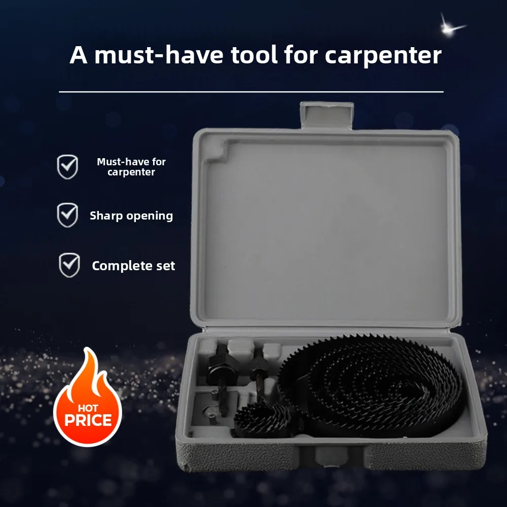 Набор сверл, сверла по металлу, набор инструментов, кольцевая пила, 19 127 мм для гипсокартона, дерева, ПВХ, МДФ, профессиональные инструменты
Набор сверл, сверла по металлу, набор инструментов, кольцевая пила, 19 127 мм для гипсокартона, дерева, ПВХ, МДФ, профессиональные инструменты