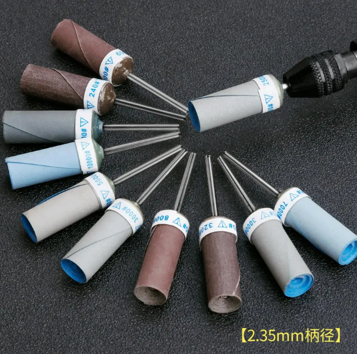 7pcs Fullsize 80-1000grit Sand Paper Bar 2.35/3mm Shank Cylinder Sandpaper Rod Grinding Head for Jewelry Making Rotary Tools
7pcs Fullsize 80-1000grit Sand Paper Bar 2.35/3mm Shank Cylinder Sandpaper Rod Grinding Head for Jewelry Making Rotary Tools