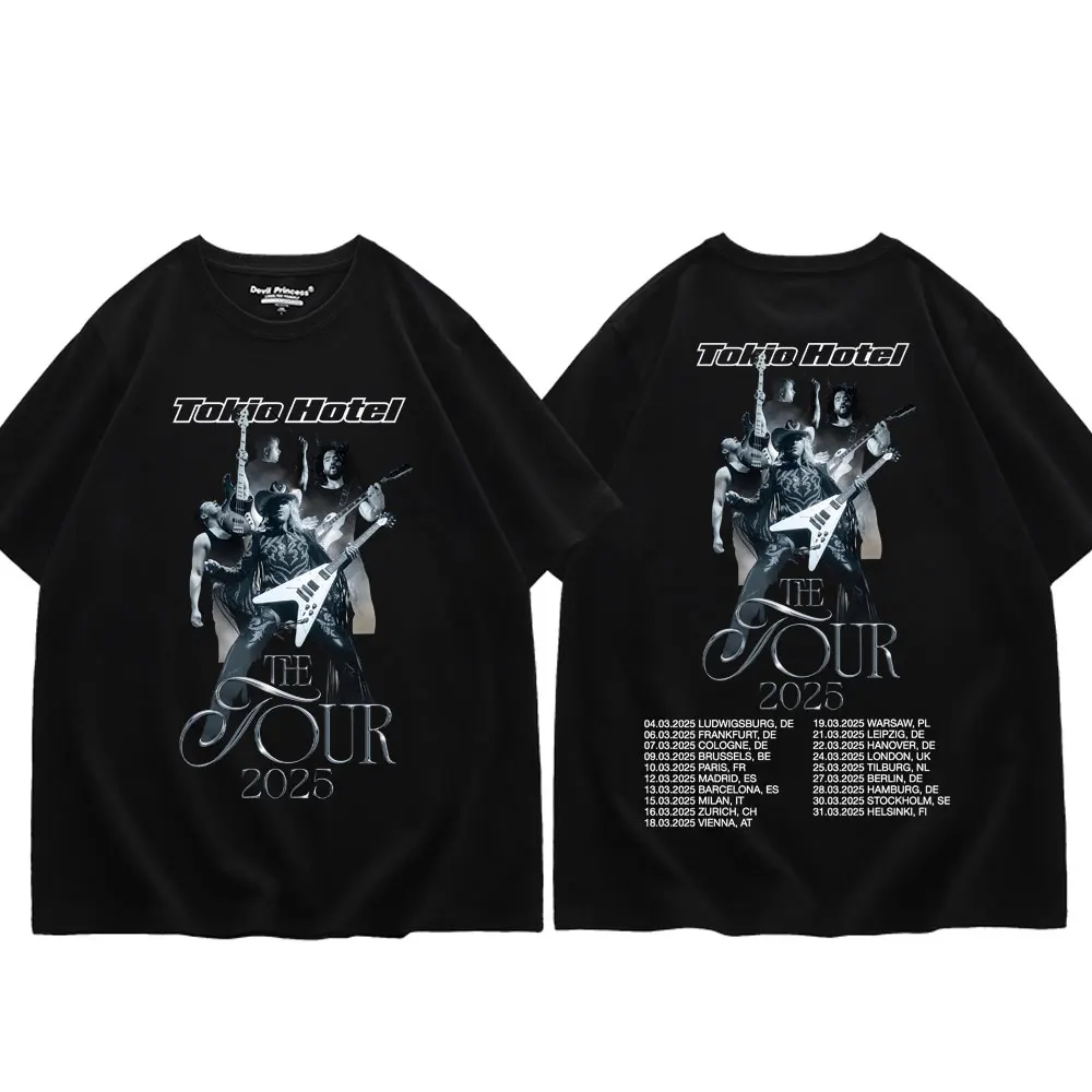 Rock Band Tokio Hotel The Tour 2025 Graphic T-shirt Hip Hop Vintage Short Sleeve T-shirts Men Women Casual Fashion Loose T Shirt
Rock Band Tokio Hotel The Tour 2025 Graphic T-shirt Hip Hop Vintage Short Sleeve T-shirts Men Women Casual Fashion Loose T Shirt