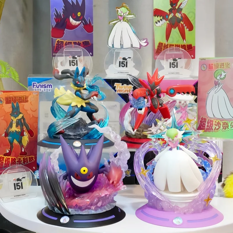 Оригинальные аниме-фигурки Покемонов, серия Mega Collect: Лукарио, Гардевоар, Генгар, Сизор — модели, украшения, игрушки, подарок на день рождения
Оригинальные аниме-фигурки Покемонов, серия Mega Collect: Лукарио, Гардевоар, Генгар, Сизор — модели, украшения, игрушки, подарок на день рождения