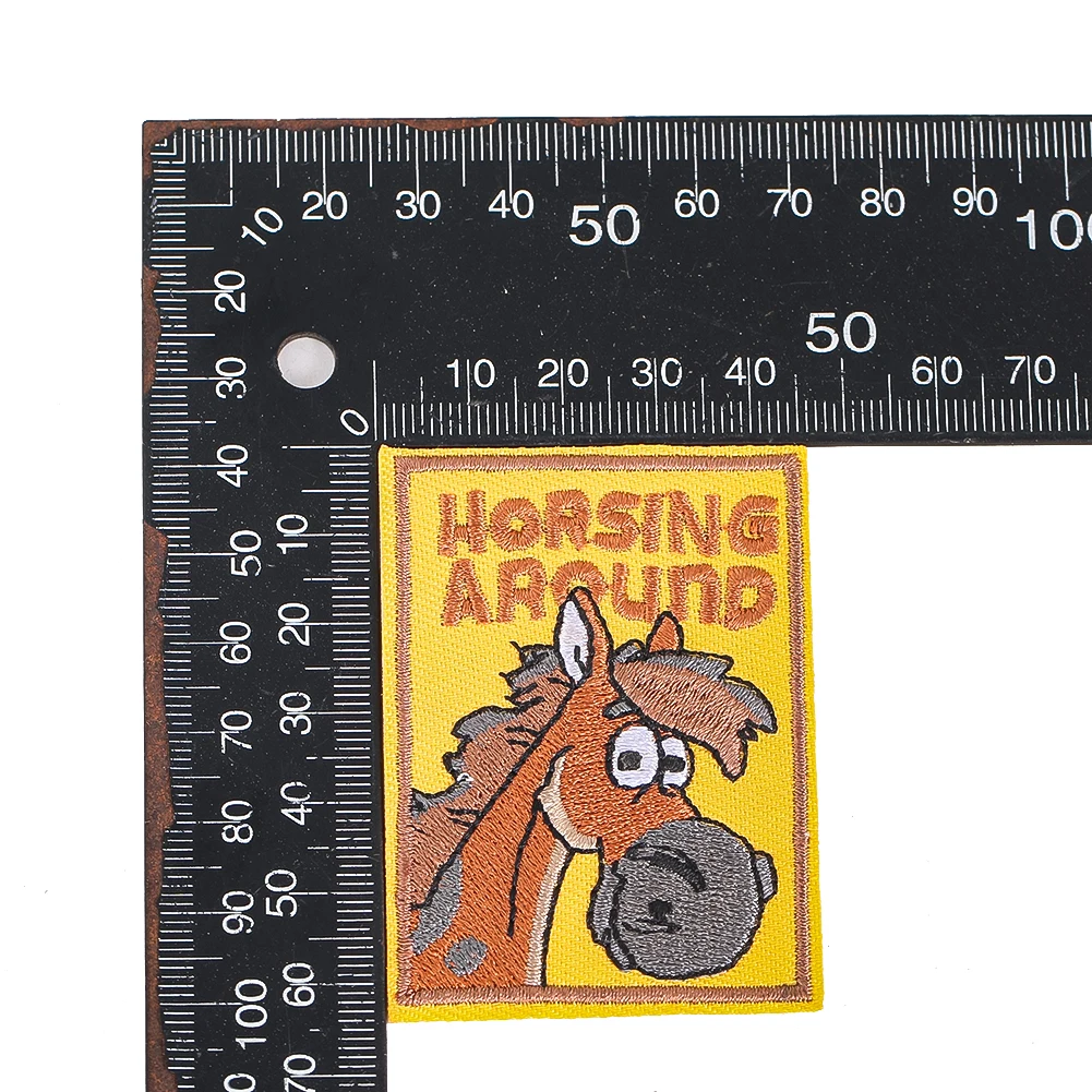 2pcs 2.3g Cartoon Horse Horsing Around Embroidered Patch Iron On Sew On For DIY Clothing Jacket Backpack Decor Craft Gift
2pcs 2.3g Cartoon Horse Horsing Around Embroidered Patch Iron On Sew On For DIY Clothing Jacket Backpack Decor Craft Gift