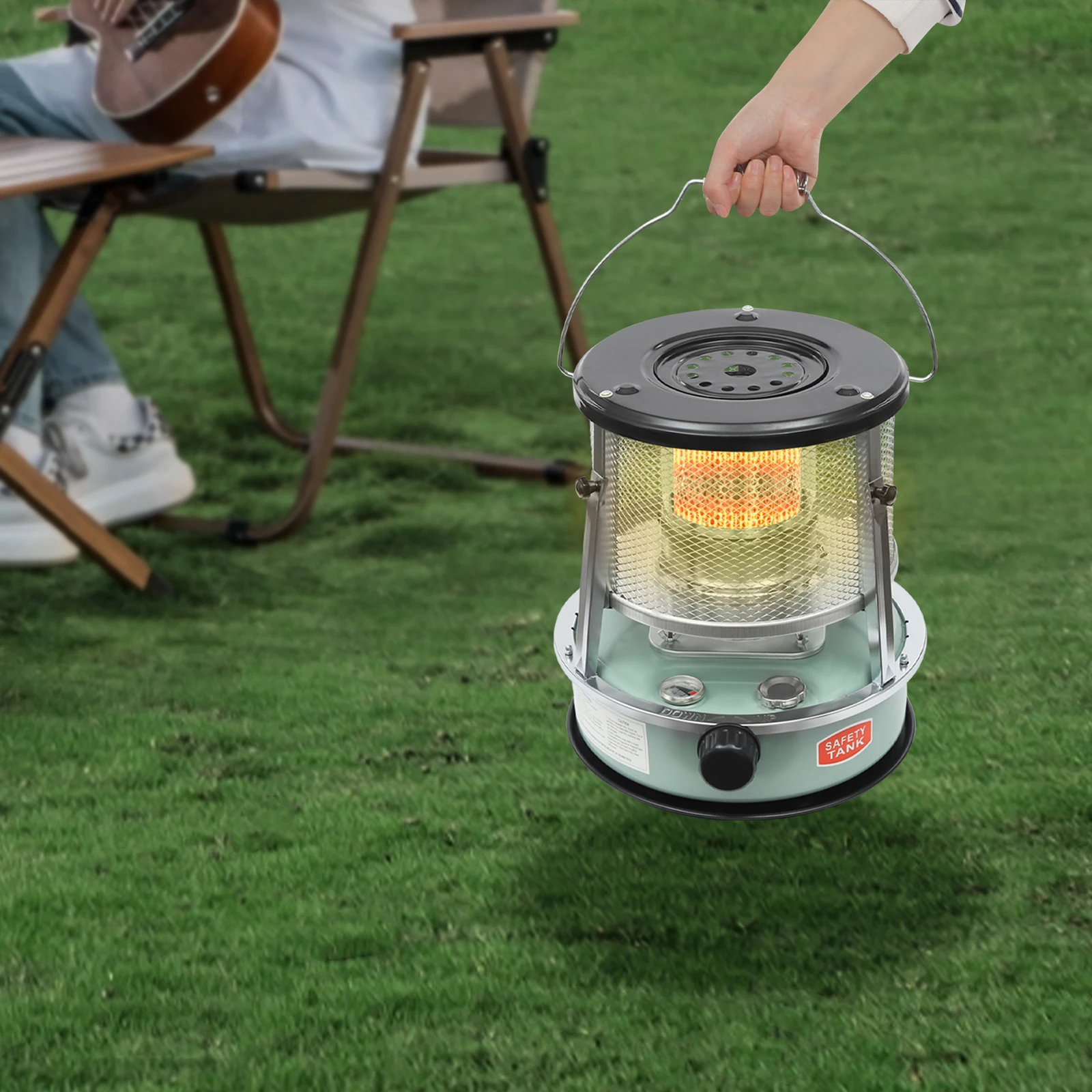 13.98-16.14in Adjustable Outdoor Kerosene Stove Portable Camping Kerosene Heater Green Modern
13.98-16.14in Adjustable Outdoor Kerosene Stove Portable Camping Kerosene Heater Green Modern