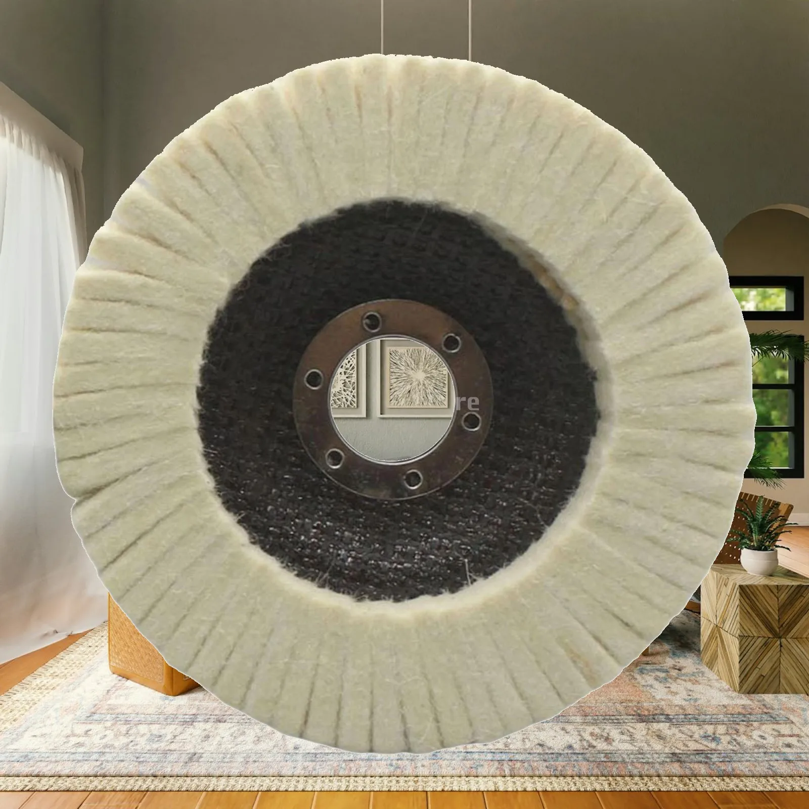 Wool Felt Flap Polishing Wheel Disc for Grinder Attachment Surface Polishing for Jewelry Making and Metalwork
Wool Felt Flap Polishing Wheel Disc for Grinder Attachment Surface Polishing for Jewelry Making and Metalwork
