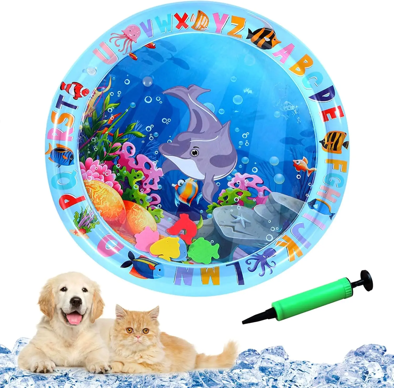Игровой коврик для воды, утолщенный игровой коврик с датчиком воды для кошек и собак, утолщенный сенсорный водный игровой коврик для кошек с рыбой, для игр с питомцами
Игровой коврик для воды, утолщенный игровой коврик с датчиком воды для кошек и собак, утолщенный сенсорный водный игровой коврик для кошек с рыбой, для игр с питомцами