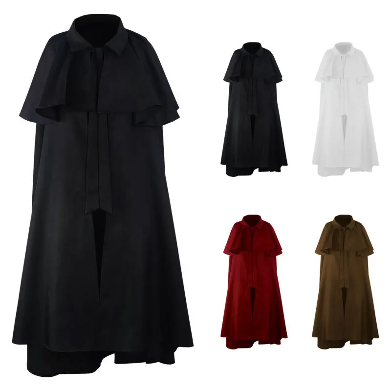 Large Medieval Cloak with oulder Protectors Turn-down Collar Color Adult Cosplay King's Guard Rider Performance Costume
Large Medieval Cloak with oulder Protectors Turn-down Collar Color Adult Cosplay King's Guard Rider Performance Costume