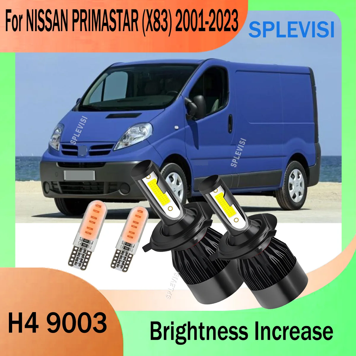 Switch to H4 9003 for High and Low Beam Performance 60W 6000LM For NISSAN PRIMASTAR (X83) 2001 2002 2003 2004 2005 2006-2023
Switch to H4 9003 for High and Low Beam Performance 60W 6000LM For NISSAN PRIMASTAR (X83) 2001 2002 2003 2004 2005 2006-2023