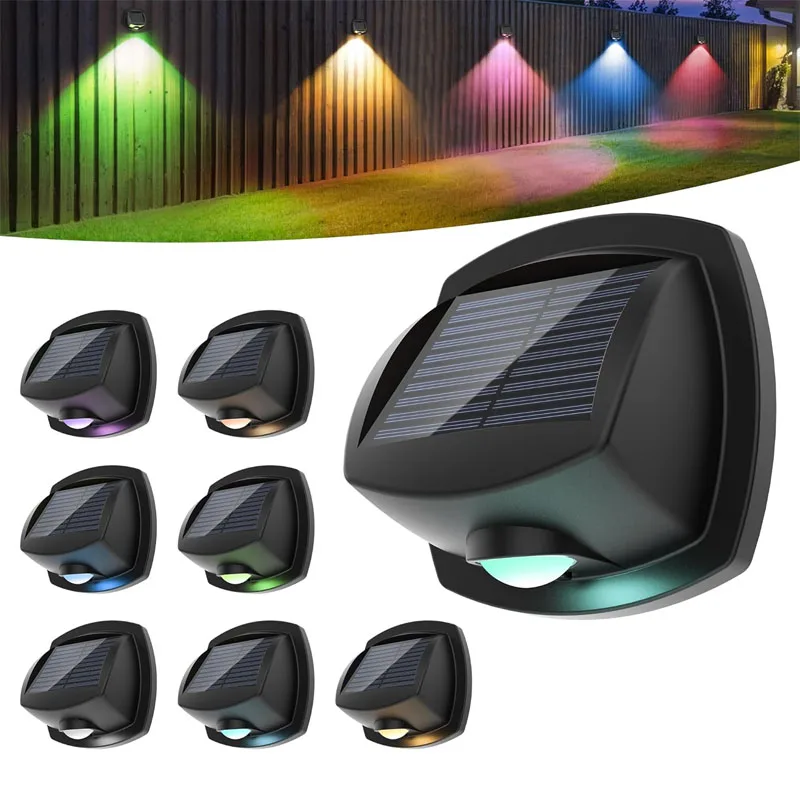 Solar Lights Outdoor Waterproof IP65 Solar Stair Lights RGB Multicolor LED 11 Lighting or 3 Colors Modes Outdoor for Fence Deck
Solar Lights Outdoor Waterproof IP65 Solar Stair Lights RGB Multicolor LED 11 Lighting or 3 Colors Modes Outdoor for Fence Deck