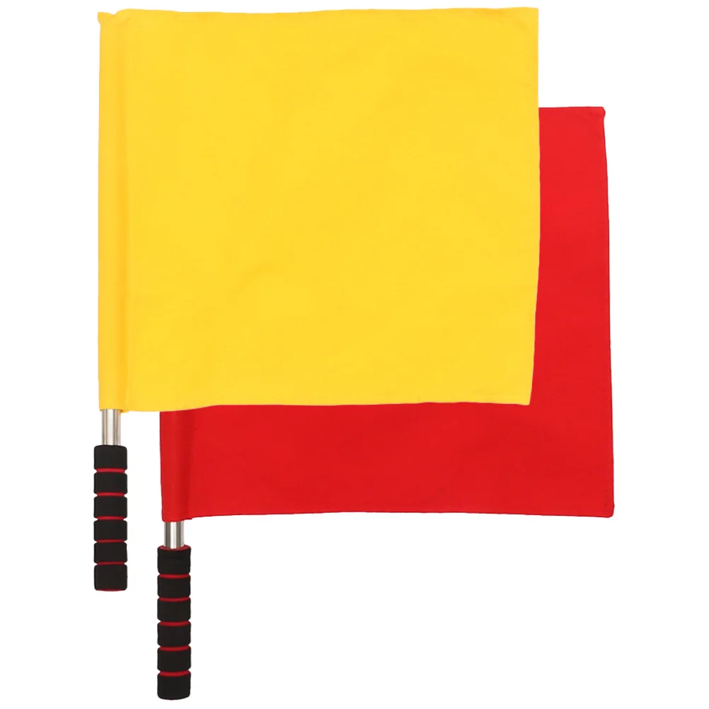 2pcs Signal Flags Lightweight Stainless Red Yellow Banner Conducting Judge Match Warning Sports Referee Traffic Safety
2pcs Signal Flags Lightweight Stainless Red Yellow Banner Conducting Judge Match Warning Sports Referee Traffic Safety