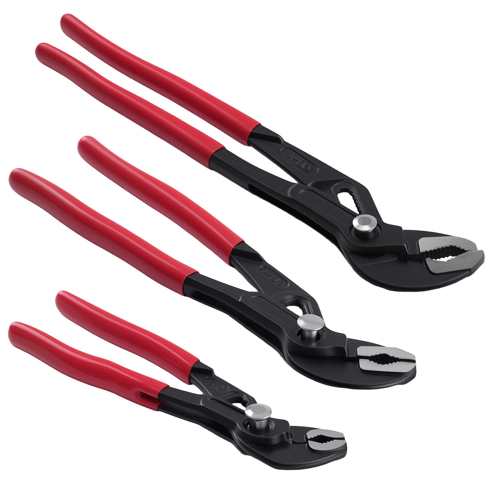 Water Pump Pliers 7" 10" 12" 3pc Carbon Steel Self-Locking Non-Slip Grip
Water Pump Pliers 7" 10" 12" 3pc Carbon Steel Self-Locking Non-Slip Grip