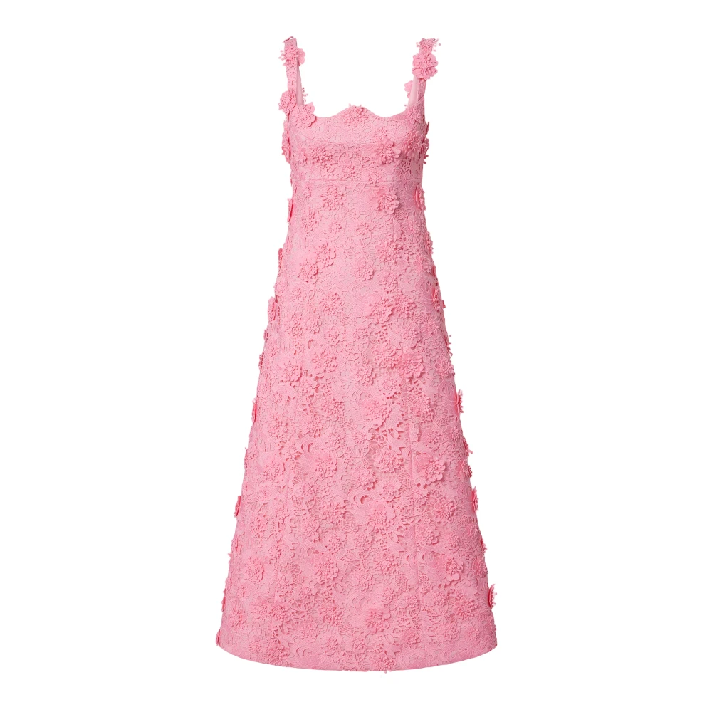 Elegant Retro 3D Floral Lace Midi Dress Fashionable Luxurious Pink Dresses Women Formal Prom Cocktail Dinner Party Guest Gown
Elegant Retro 3D Floral Lace Midi Dress Fashionable Luxurious Pink Dresses Women Formal Prom Cocktail Dinner Party Guest Gown