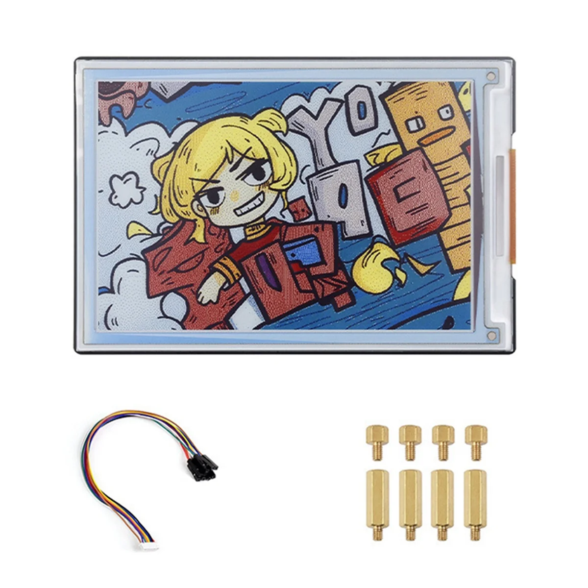 4 Inch E-Paper Screen Module HAT+ Full-Color Display 600x400 for / Nano/RDK X3
4 Inch E-Paper Screen Module HAT+ Full-Color Display 600x400 for / Nano/RDK X3