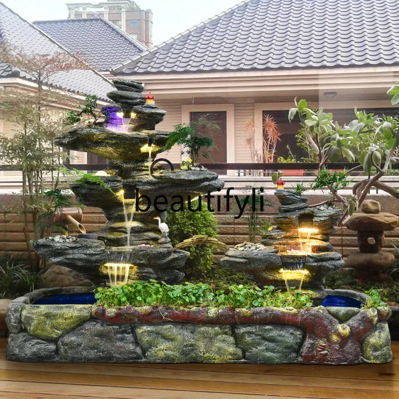 D06 Rockery flowing water fountain ornament floor-to-ceiling livingroom feng shui wheel lucky courtyard garden,fish pond landsca
D06 Rockery flowing water fountain ornament floor-to-ceiling livingroom feng shui wheel lucky courtyard garden,fish pond landsca