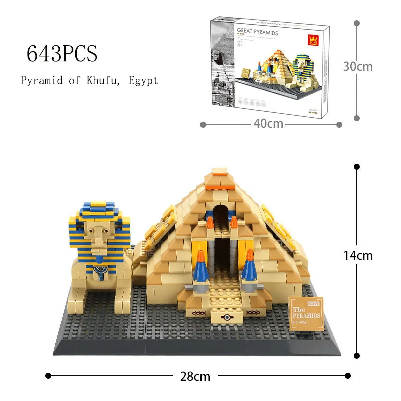Building Blocks Series Set Assembling Ornaments Famous Landmark Brick Toy Small Particles With Color Box Children Birthday Gift
Building Blocks Series Set Assembling Ornaments Famous Landmark Brick Toy Small Particles With Color Box Children Birthday Gift