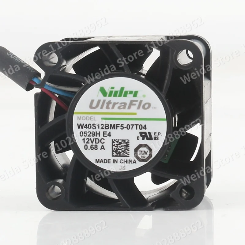 Original New Nidec 40X40X28MM DC12V W40S12BMF5-07T04 0.68A 4CM chassis inverter four-wire cooling fan
Original New Nidec 40X40X28MM DC12V W40S12BMF5-07T04 0.68A 4CM chassis inverter four-wire cooling fan
