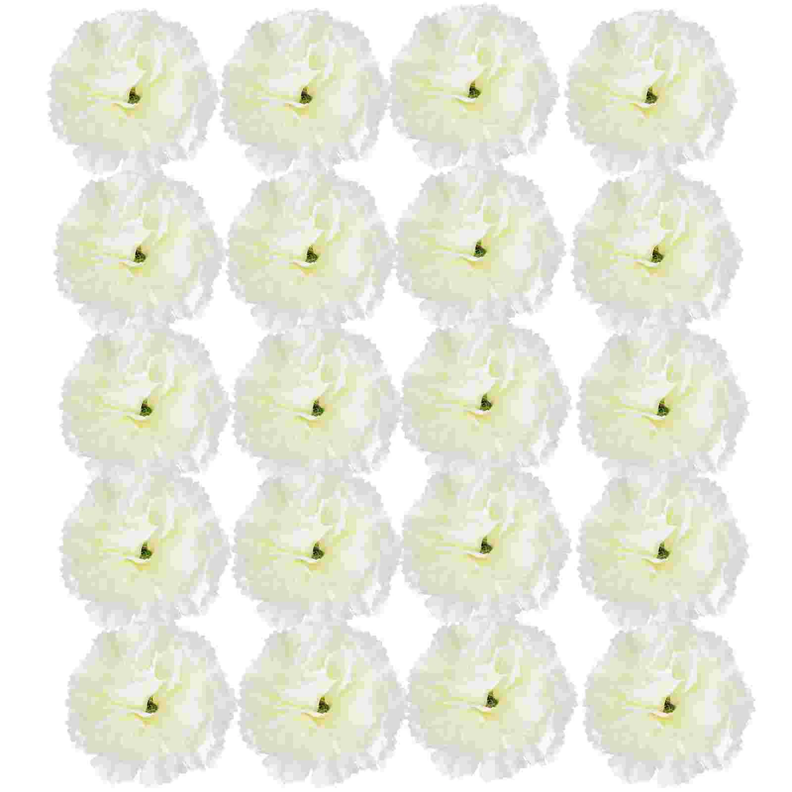 20 Pcs Carnation Flower Head Adornment Simulation Silk Ornament Garland DIY Greenery Artificial Wreath
20 Pcs Carnation Flower Head Adornment Simulation Silk Ornament Garland DIY Greenery Artificial Wreath
