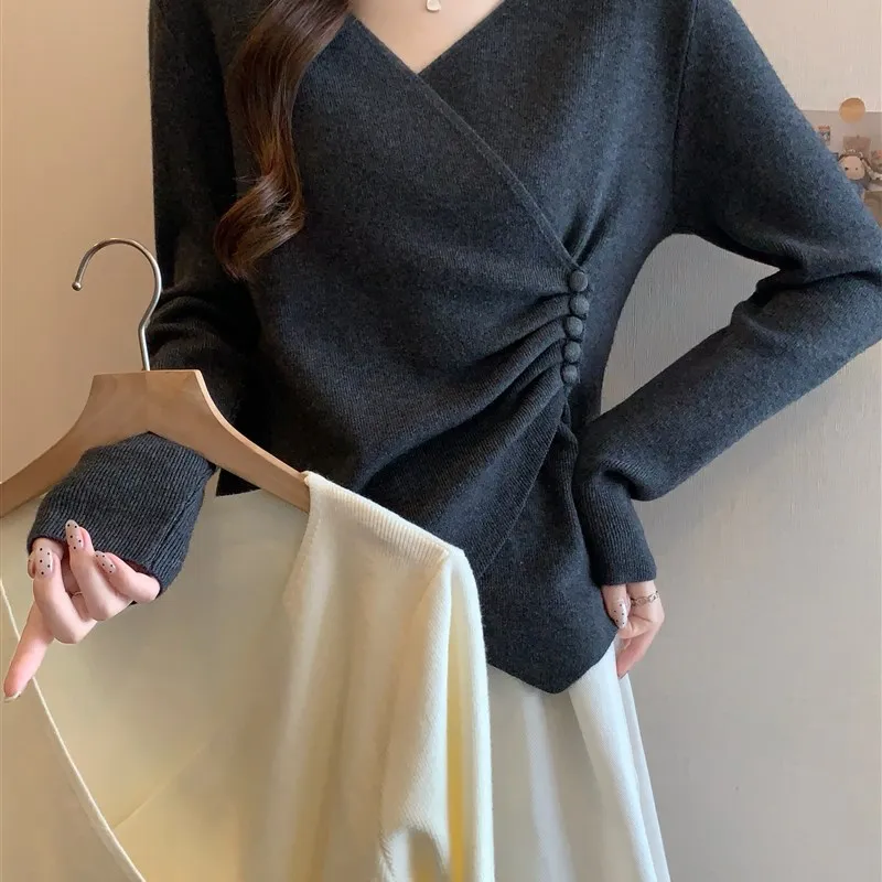 Женская трикотажная футболка больших размеров Long Sve V-Ne, облегающий крой с P-образной талией, осень-зима, мягкий базовый слой, универсальный топ
Женская трикотажная футболка больших размеров Long Sve V-Ne, облегающий крой с P-образной талией, осень-зима, мягкий базовый слой, универсальный топ