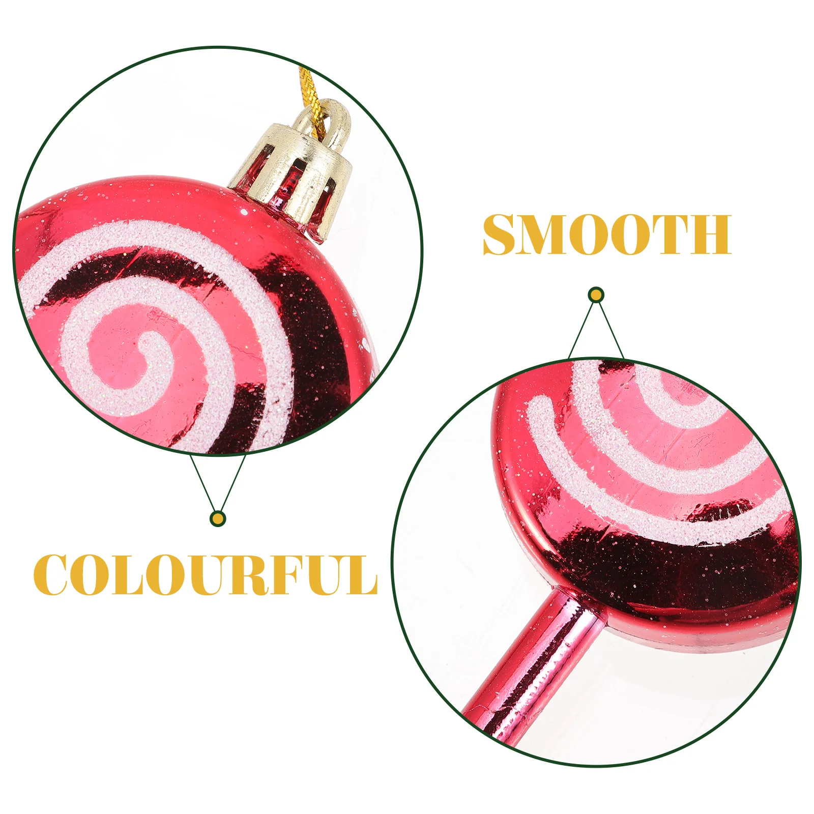 6 Pcs Outdoor Lollipop Pendant Candy Ornament Plastic Decorations Decorative Hanging Ornaments
6 Pcs Outdoor Lollipop Pendant Candy Ornament Plastic Decorations Decorative Hanging Ornaments