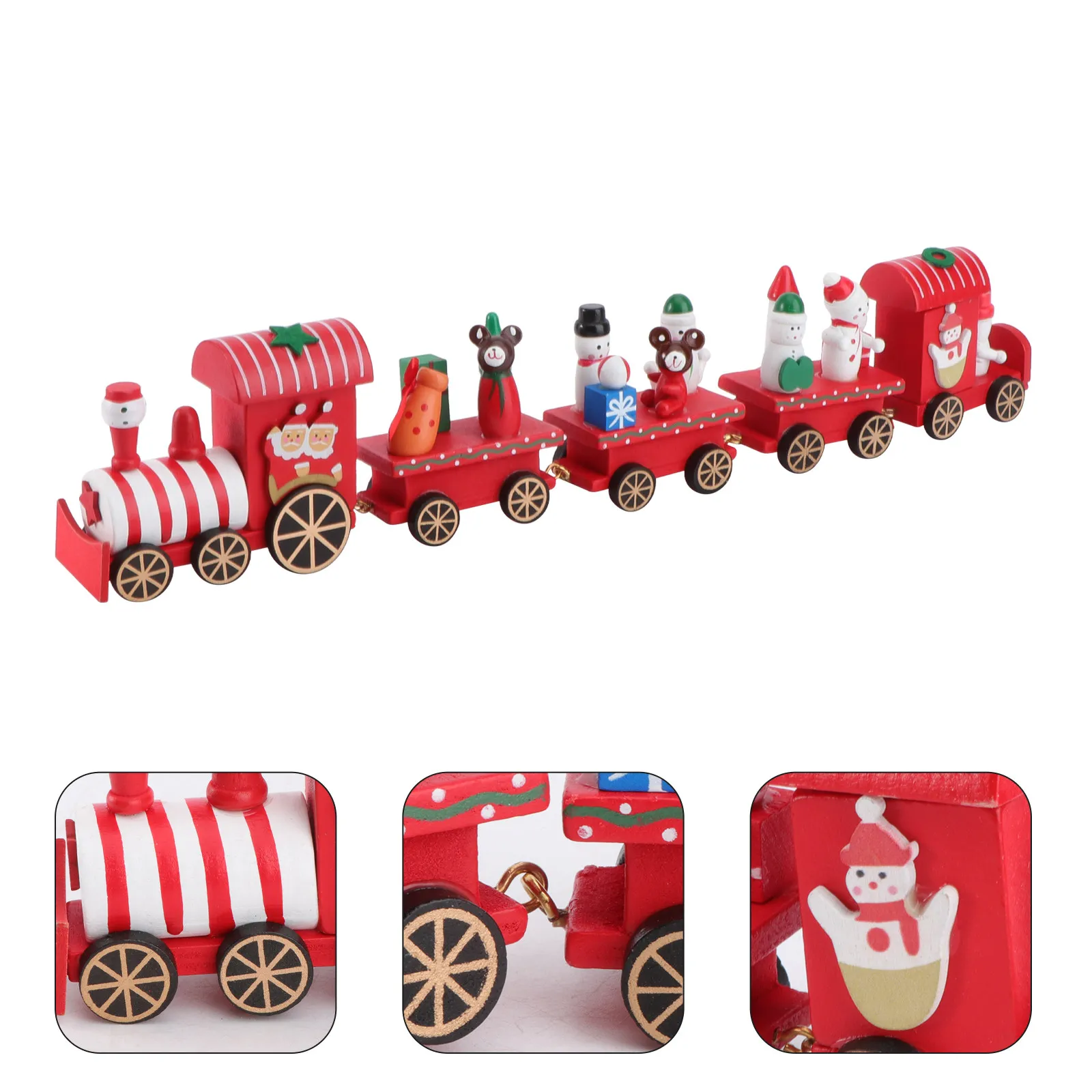 1Pcs Wooden Christmas Train Five-Section Five-Car Desktop Decoration Xmas Themed Decorative Ornaments Kids Playing Christmas
1Pcs Wooden Christmas Train Five-Section Five-Car Desktop Decoration Xmas Themed Decorative Ornaments Kids Playing Christmas