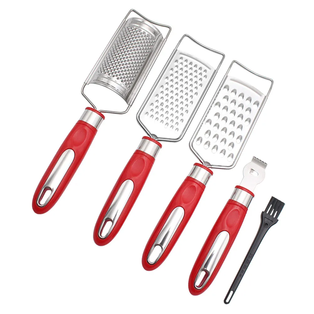 1Set Cheese Grater Vegetable Slicer Food-Grade Stainless Steel Plastic Ergonomic Handle Kitchen Tool Dining Restaurant Essential
1Set Cheese Grater Vegetable Slicer Food-Grade Stainless Steel Plastic Ergonomic Handle Kitchen Tool Dining Restaurant Essential