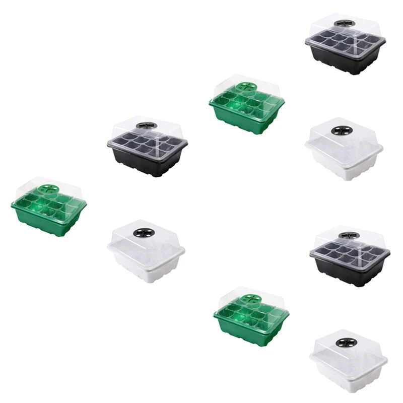 Seedling Tray, Cell Humidity Adjustable Seed Starting Kit With Dome And Base, Greenhouse Germination Growth Tray
Seedling Tray, Cell Humidity Adjustable Seed Starting Kit With Dome And Base, Greenhouse Germination Growth Tray