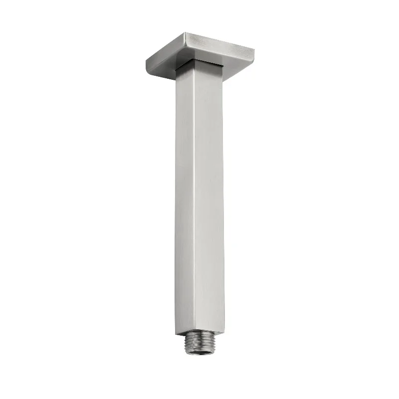 Shower Arm with Flange, 1/2 NPT Tapered Threads, Rain Shower Head Arm, Ceiling Mounted Shower Extension Arm
Shower Arm with Flange, 1/2 NPT Tapered Threads, Rain Shower Head Arm, Ceiling Mounted Shower Extension Arm