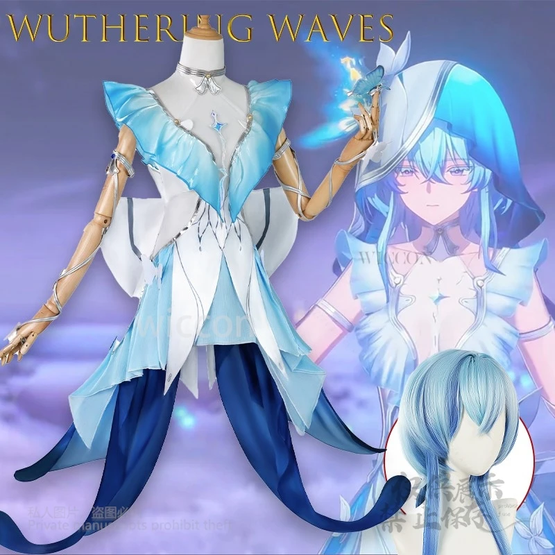 AWuthering Waves Shorekeeper Cosplay Costume Black Coast Anime Game Outfit Full Set Blue Dress Halloween Party Sexy Kawaii Suit
AWuthering Waves Shorekeeper Cosplay Costume Black Coast Anime Game Outfit Full Set Blue Dress Halloween Party Sexy Kawaii Suit