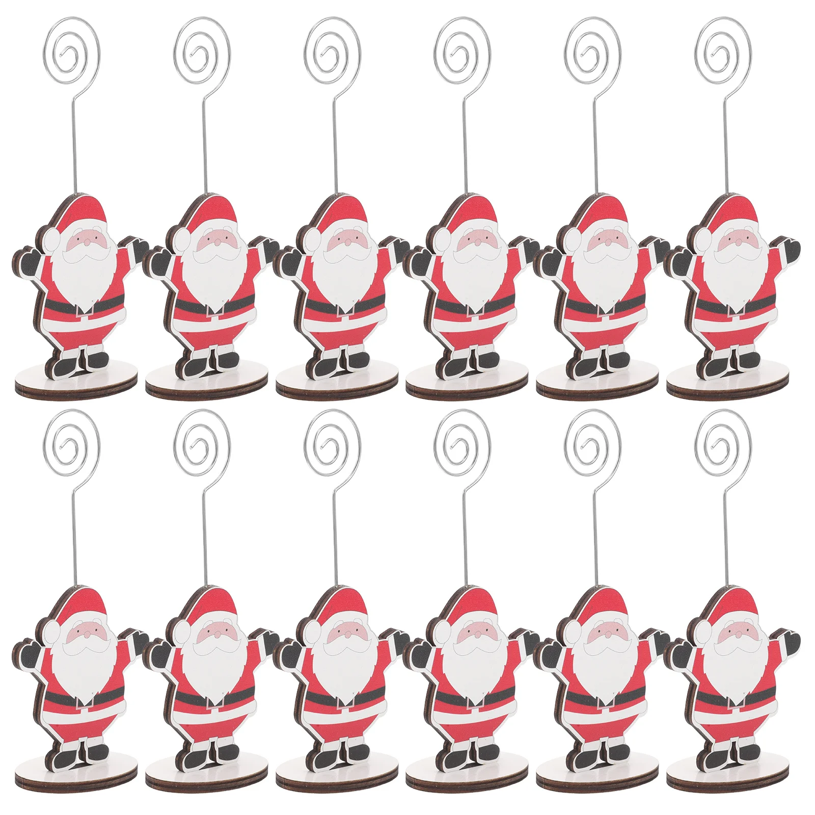 12Pcs Christmas Desktop Ornament Note Clip Thickened Safe Material for Cards Photos Messages Xmas Party Holder Santa Design
12Pcs Christmas Desktop Ornament Note Clip Thickened Safe Material for Cards Photos Messages Xmas Party Holder Santa Design