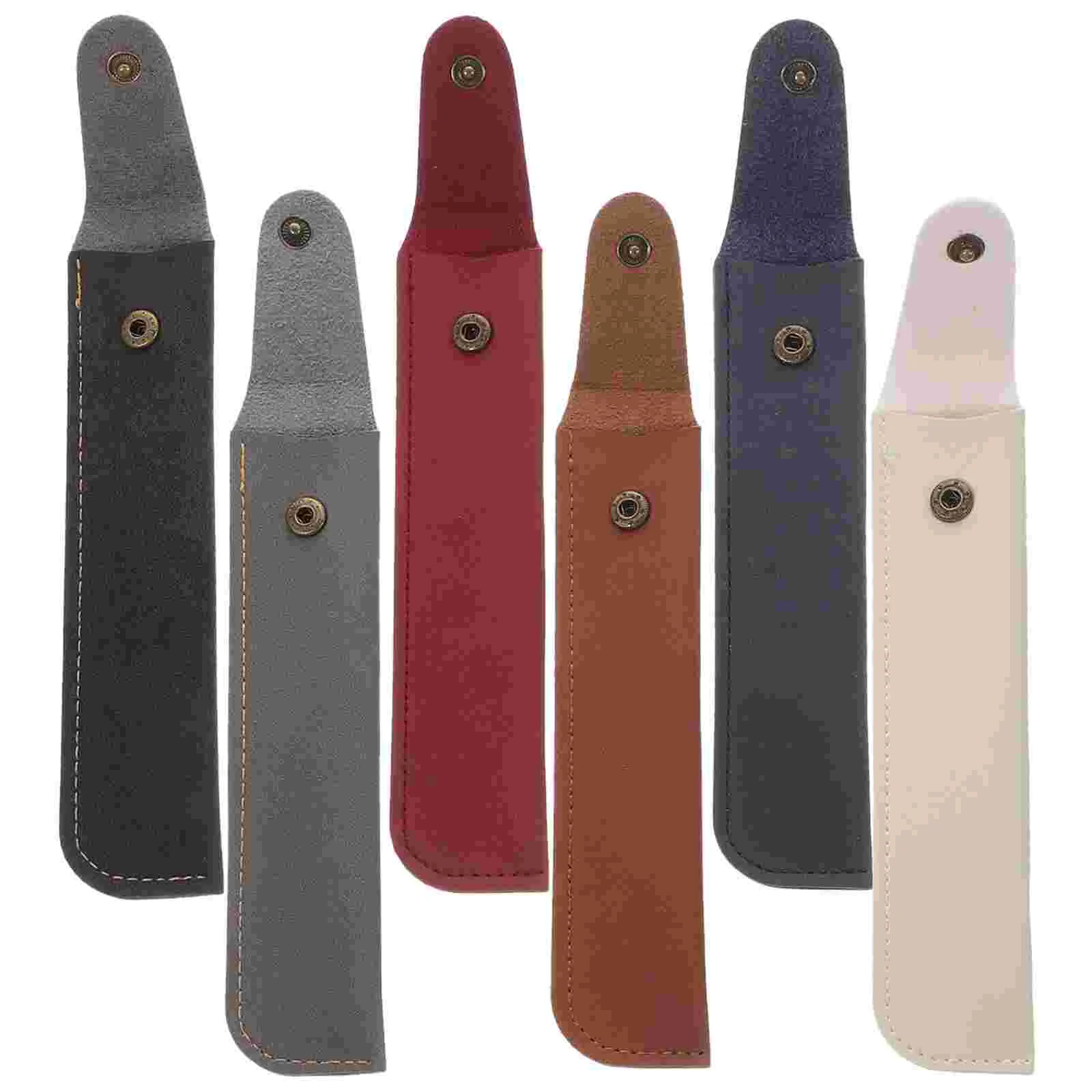6 Pcs Pen Case Fountain Protective Pouch Sleeve Holder Pu Elasticity Travel Single Storage Office School Supplies Desk
6 Pcs Pen Case Fountain Protective Pouch Sleeve Holder Pu Elasticity Travel Single Storage Office School Supplies Desk