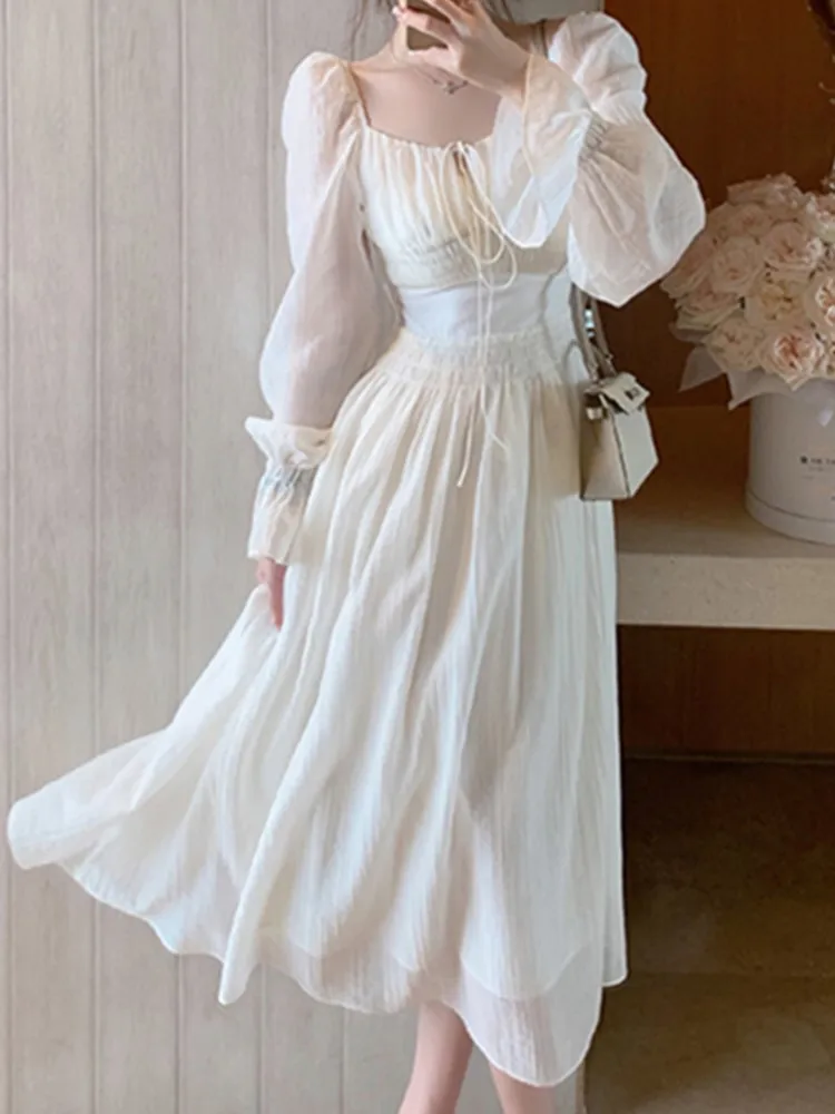 Women Elegant Midi Dresses Spring Summer New Fashion Long Sleeve Party Holiday Backless Prom Clothes Female Vestidos Robe
Women Elegant Midi Dresses Spring Summer New Fashion Long Sleeve Party Holiday Backless Prom Clothes Female Vestidos Robe