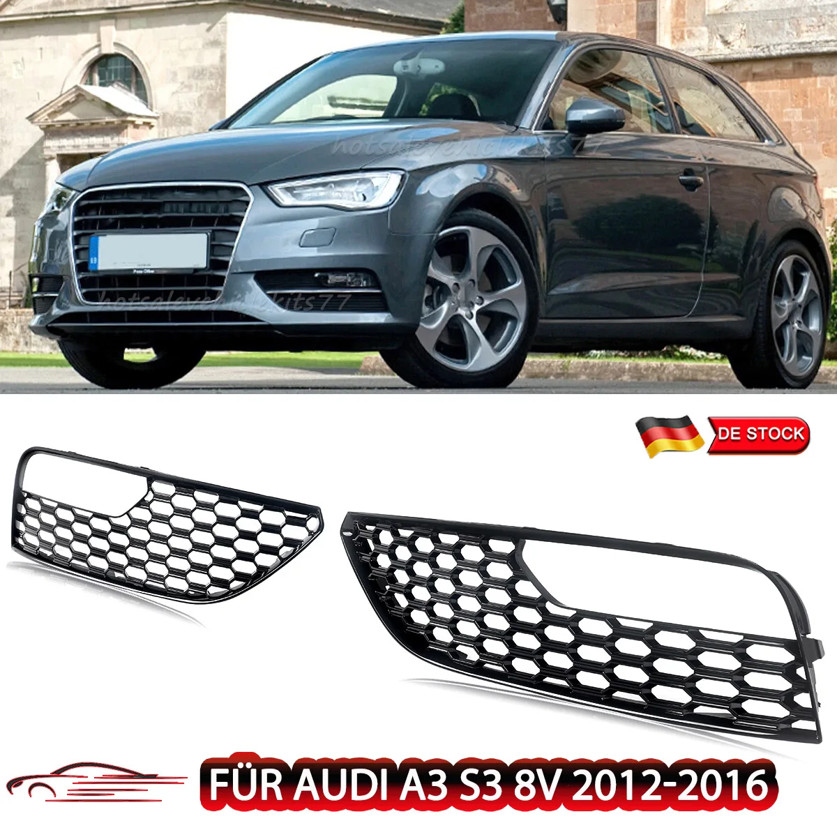 For Audi A3 Fog Light Cover Honeycomb S3 2012 2013 2014 2015 2016 Grille Left Right Front Bumper Fog Lamp Grid Grill Frame
For Audi A3 Fog Light Cover Honeycomb S3 2012 2013 2014 2015 2016 Grille Left Right Front Bumper Fog Lamp Grid Grill Frame
