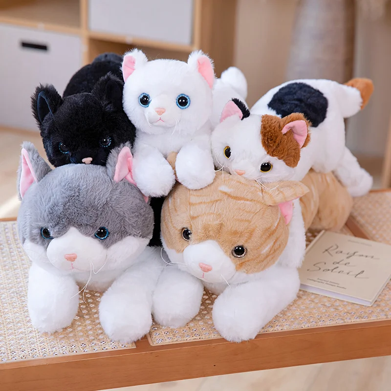 Simulation Lifelike Pet Cat Plush Toy Soft Stuffed Anima Cute Plushie Doll Lie Prone Funny Long Arm Kitten Pillow for Girl Gifts
Simulation Lifelike Pet Cat Plush Toy Soft Stuffed Anima Cute Plushie Doll Lie Prone Funny Long Arm Kitten Pillow for Girl Gifts