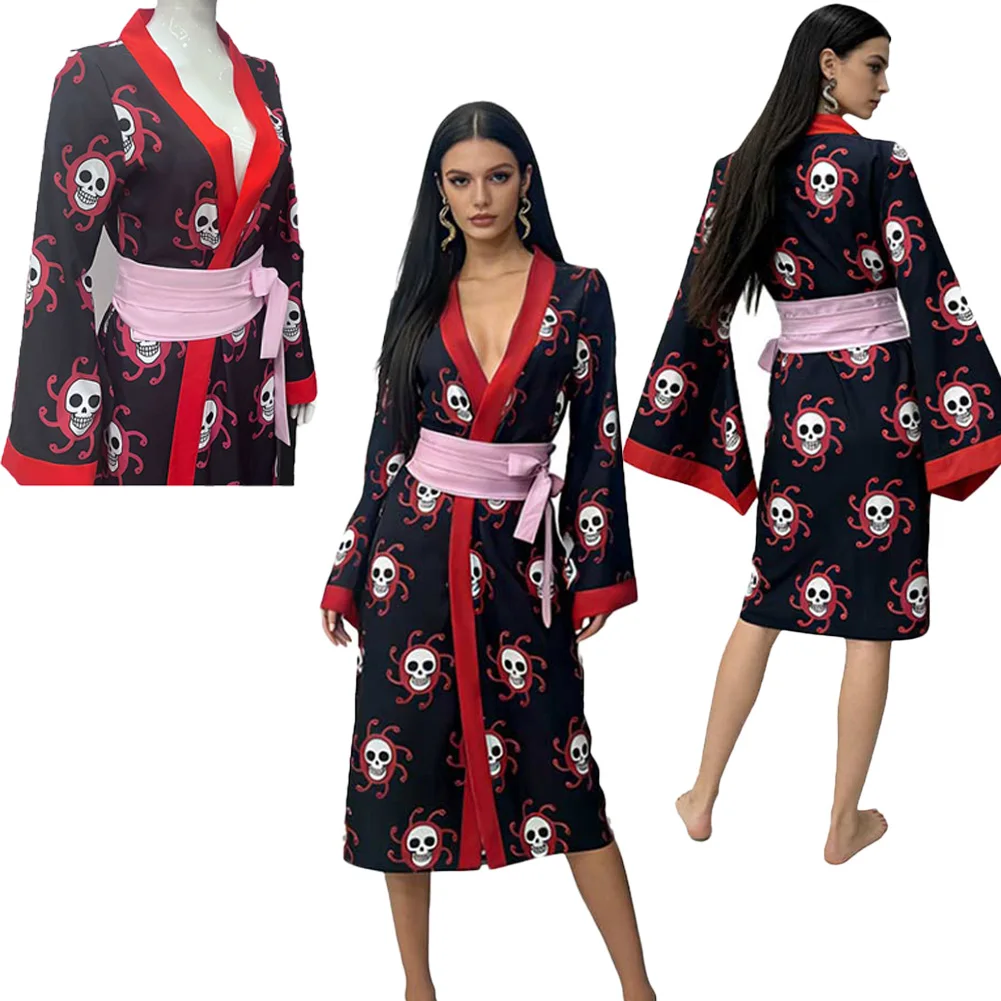 Disguise Boa Hancock Kimono Cosplay Costume Live Action TV Pirate 2 Roleplay Bathrobe Women Clothes Outfits Halloween Carnival
Disguise Boa Hancock Kimono Cosplay Costume Live Action TV Pirate 2 Roleplay Bathrobe Women Clothes Outfits Halloween Carnival