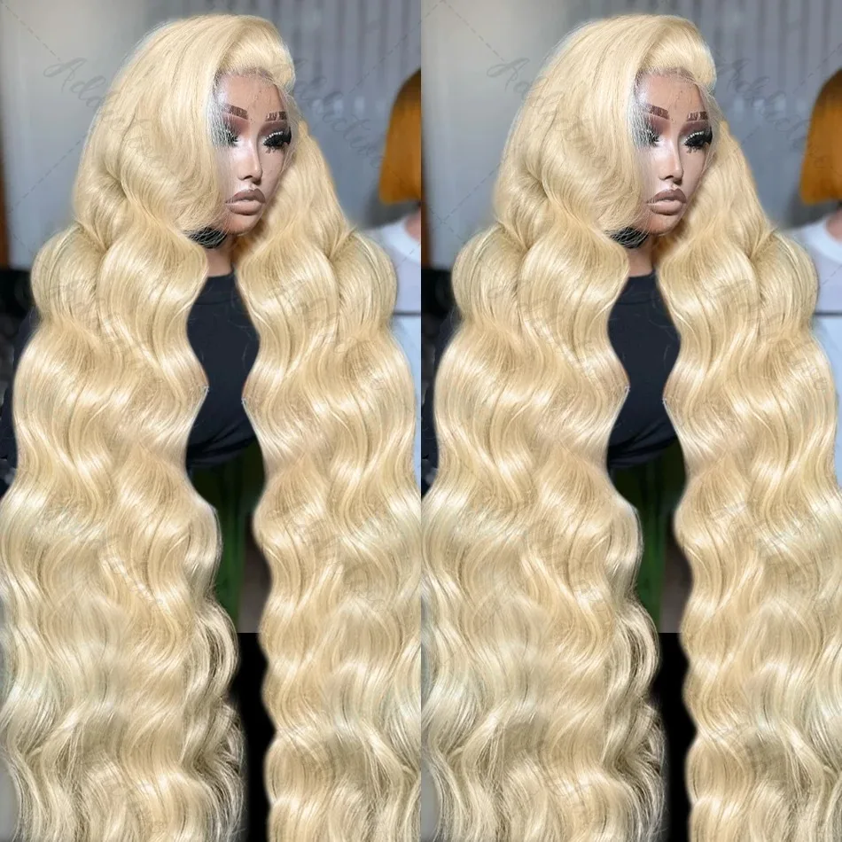 13x4 40 Inch 613 Honey Blonde Lace Front Human Hair Body Wave 13x6 Lace Frontal Wig Brazilian 180 density For Black Women
13x4 40 Inch 613 Honey Blonde Lace Front Human Hair Body Wave 13x6 Lace Frontal Wig Brazilian 180 density For Black Women