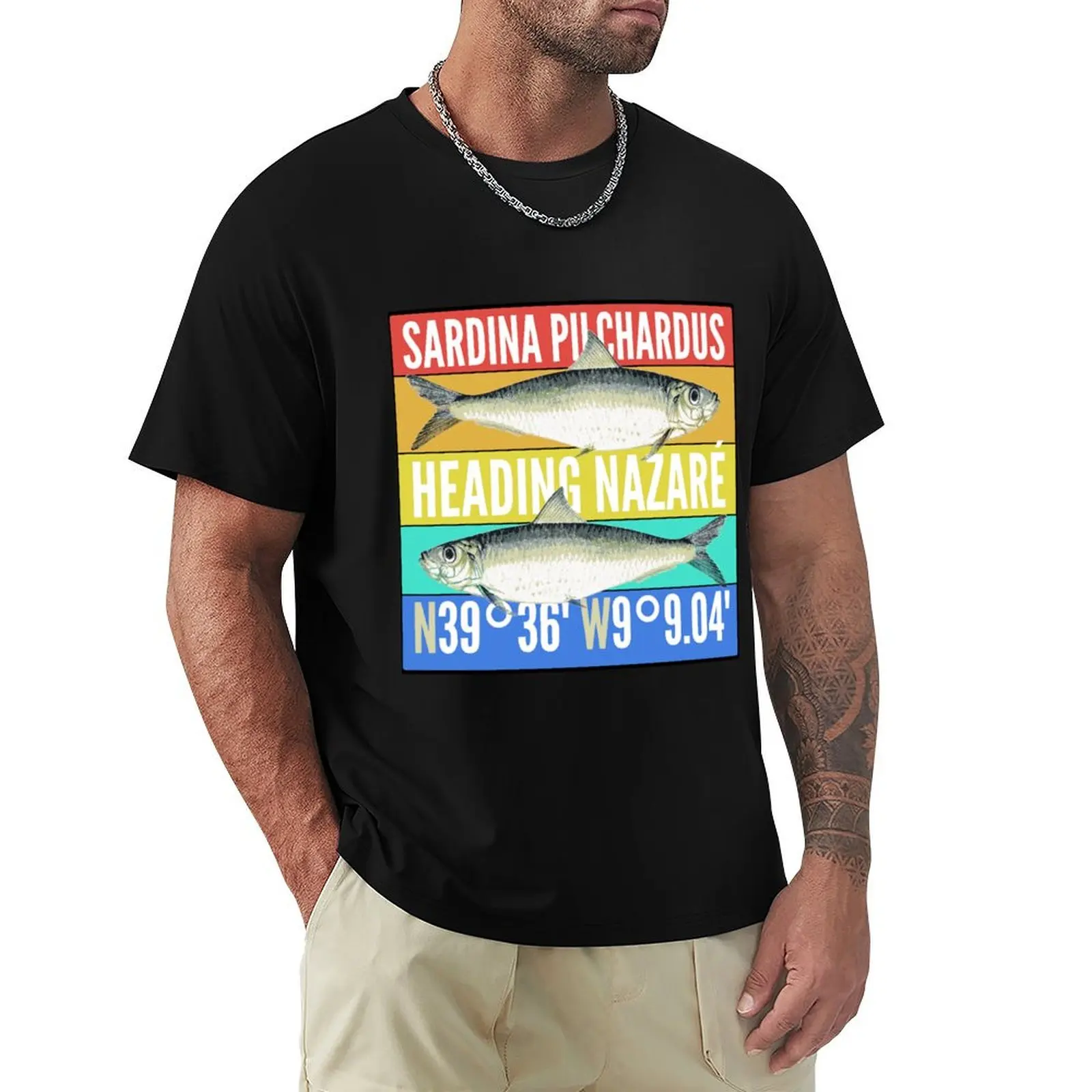 Sardines Nazaré Portugal (not worn-off) T-Shirt gifts for boyfriend customizeds Luxury man men t shirts high quality
Sardines Nazaré Portugal (not worn-off) T-Shirt gifts for boyfriend customizeds Luxury man men t shirts high quality