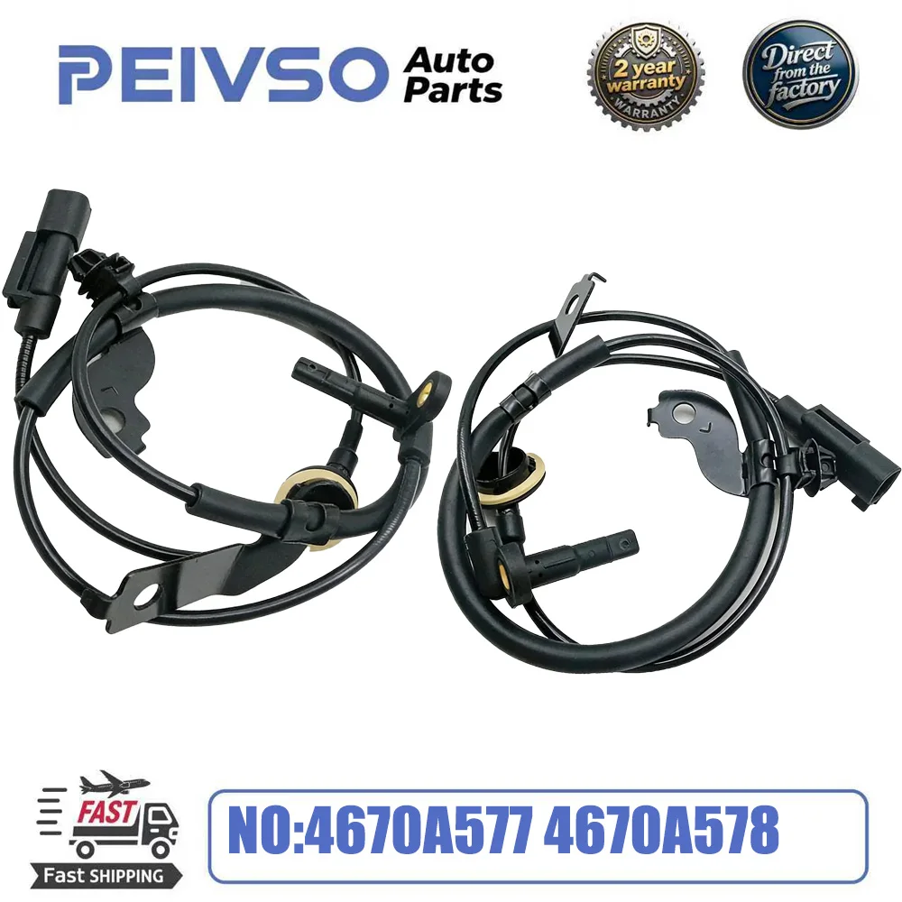 PEIVSO High Quality NEW ABS Speed Sensor Front LH/RH For Mitsubishi Evo X Lancer Evolution 2007-2015 4670A577 4670A578
PEIVSO High Quality NEW ABS Speed Sensor Front LH/RH For Mitsubishi Evo X Lancer Evolution 2007-2015 4670A577 4670A578