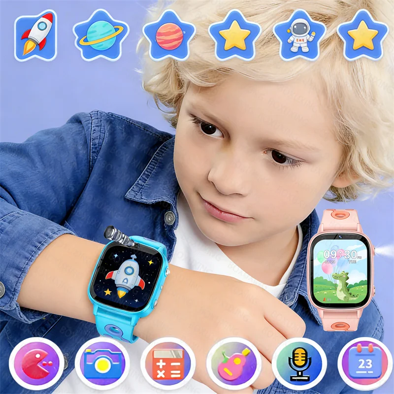 Kids Smart Watch 1.8" Screen Built-in Camera Photo Album Calculator Pedometer 26 Games LED Flashlight Children's Smartwatch Gift
Kids Smart Watch 1.8" Screen Built-in Camera Photo Album Calculator Pedometer 26 Games LED Flashlight Children's Smartwatch Gift