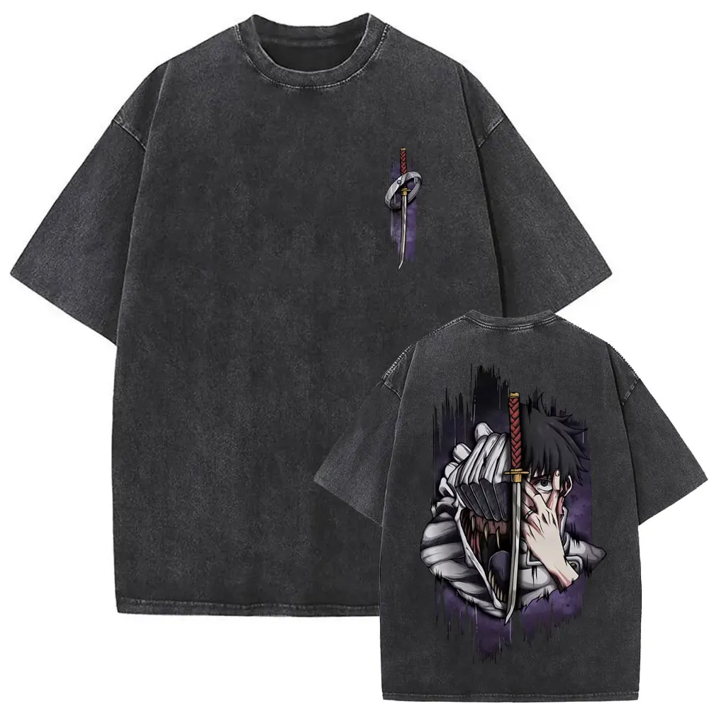 Washed Vintage Men Women Anime Jujutsu Kaisen Okkotsu Yuuta Double Sided Print T-shirt Men's Manga Casual T Shirts Streetwear
Washed Vintage Men Women Anime Jujutsu Kaisen Okkotsu Yuuta Double Sided Print T-shirt Men's Manga Casual T Shirts Streetwear