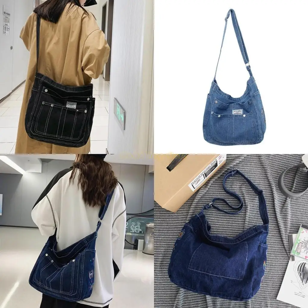 X90D Denims Shoulder Bag Functional Bag Perfect for Fashion forward Individuals
X90D Denims Shoulder Bag Functional Bag Perfect for Fashion forward Individuals